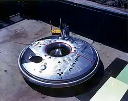 Avrocar in der frühen Ausführung 1959