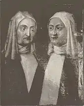 Margarete (links) und Magdalene von Columna