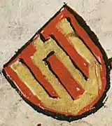 Säulen von Gediminas aus dem Codex Bergshammar aus dem 15. Jahrhundert
