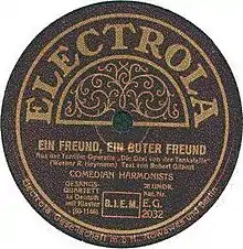 PlattenlabelEin Freund, ein guter Freund