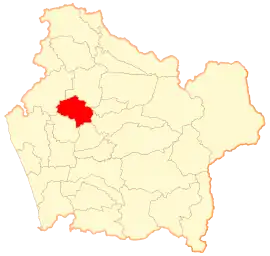 Lage von Galvarino in der Región de la Araucanía