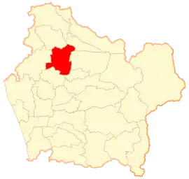 Lage von Traiguén in der Región de la Araucanía