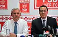 Liviu Dragnea (l.) und Victor Ponta (r.), 2014.