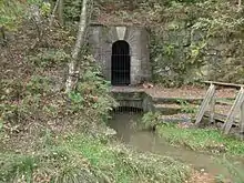 Mundloch des Hauptstollnumbruchs des „Alten und Tiefen Fürstenstollns“