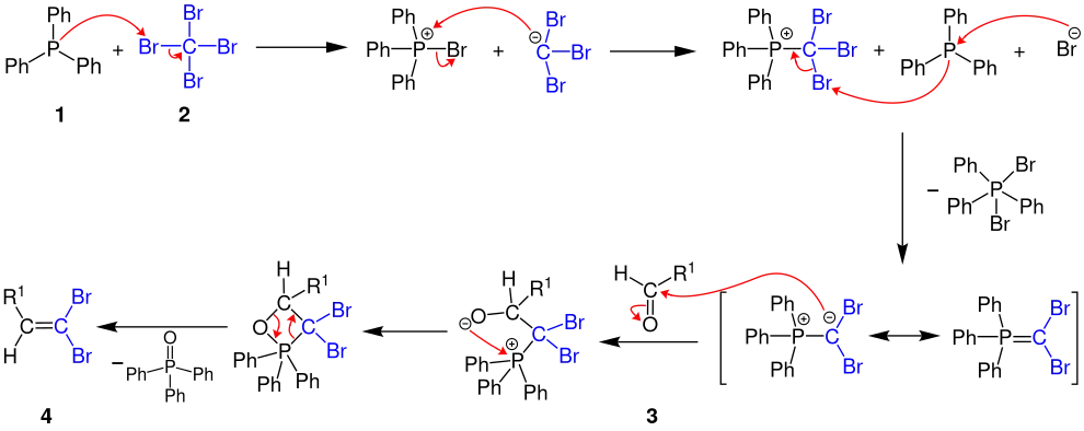 Corey-Fuchs-Reaktion Reaktionsmechanismus Teil 1 RMV3