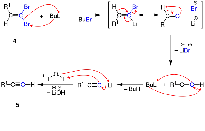 Corey-Fuchs-Reaktion Reaktionsmechanismus Teil 2 RMV5