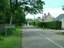 Ortseinfahrt von Cornhill
