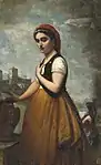 Die Italienerin am Brunnen