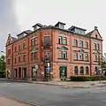 Mietshaus in Ecklage (ehemals Conditorei-Caffee und Weinstube Hartmann)