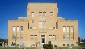 Das Cottle County Courthouse in Paducah, gelistet im NRHP mit der Nr. 04000948