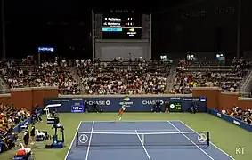 Court 17, das viertgrößte Stadion mit 2800 Plätzen