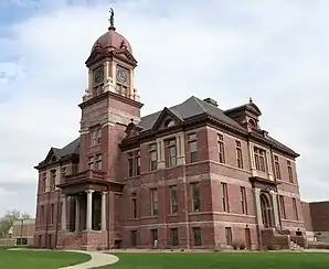 Pipestone County Courthouse, gelistet im NRHP Nr. 80002121