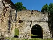 Ruinen der Mühle Merle