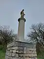 Der Maria geweihte Statue in Creys.