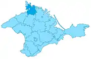 Rajon Krasnoperekopsk in der Ukraine