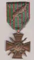 Croix de guerre mit einem Palmenzweig an die 3. und an die 4. Escadron
