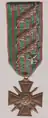 Croix de guerre 1914–1918 mit drei Palmenzweigen und einem goldenen Stern