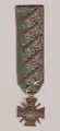 Croix de guerre mit fünf Palmenzweigen und zwei Sternen
