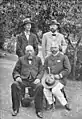 Schiel zu Besuch bei General Piet Cronjé (links)