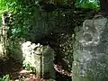 Der alte Eingang mit Wendeltreppe
