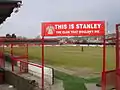 Vereinsschild am Stadion