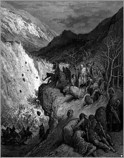 Die Schlacht von Myriokephalon, historisierende Darstellung aus dem 19. Jhd.