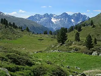 Die Schweizer Seite mit Piz Pisoc