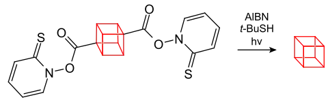 Synthese von Cuban über Hydroxamsäureester