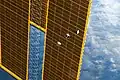 Aussetzen von CubeSats aus der ISS(von links nach rechts: TechEdSat, F-1 und FITSAT-1).