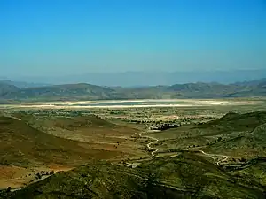 Blick auf das Becken von Culpinamit dem Salar de Culpina