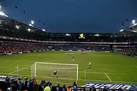 Pokalfinale im November 2009: Elfmeterschießen zwischen Aalesunds FK und Molde FK (5:4 i. E.)