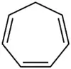 Strukturformel von Cycloheptatrien