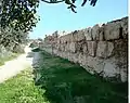 Außenmauer des Stadions
