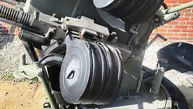 Trommelmagazin am 12,7-mm-Flakvierling vz. 53