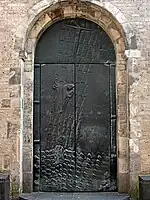 Bronzeportal St. Lambertus, Düsseldorf, 1958–1960