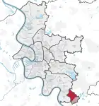 Lage im Stadtgebiet