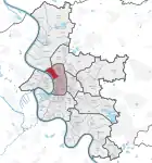 Lage im Stadtgebiet
