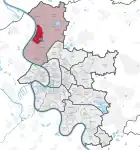 Lage im Stadtgebiet