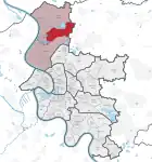 Lage im Stadtgebiet