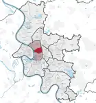 Lage im Stadtgebiet