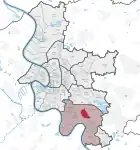 Lage im Stadtgebiet