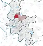 Lage im Stadtgebiet