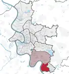 Lage im Stadtgebiet