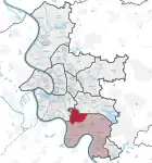 Lage im Stadtgebiet