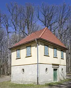 Jagdhaus Dianenslust, Wahrzeichen des Hains