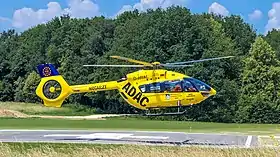 Christoph 22 (D-HYAL) am Krankenhaus Günzburg