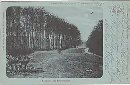 Mondscheinkarte„Schlucht am Fierenberge“um 1907