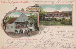 Postkarte„Gasthaus Vierenberg“verwendet 1912