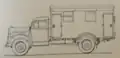 LC-Koffer auf Opel-Blitz 3 t.