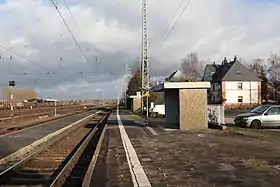 Bahnsteige des Bahnhofs Kranichstein